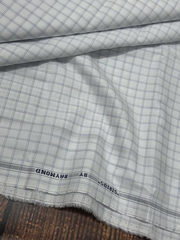 Raymond_Blue_And_Grey_Pure_Cotton_Checkered_Shirt_Fabric_For_Men