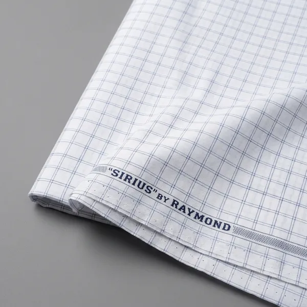 Raymond_Blue_And_Grey_Pure_Cotton_Checkered_Shirt_Fabric_For_Men