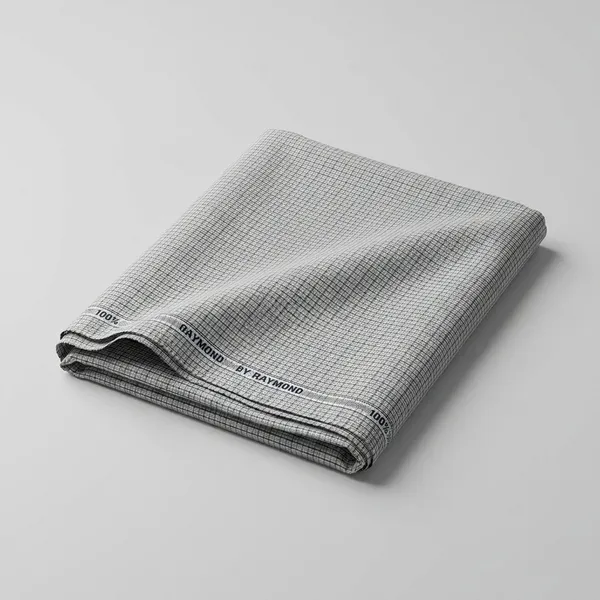 Raymond_Grey_And_Black_Pure_Cotton_Checkered_Shirt_Fabric_For_Men