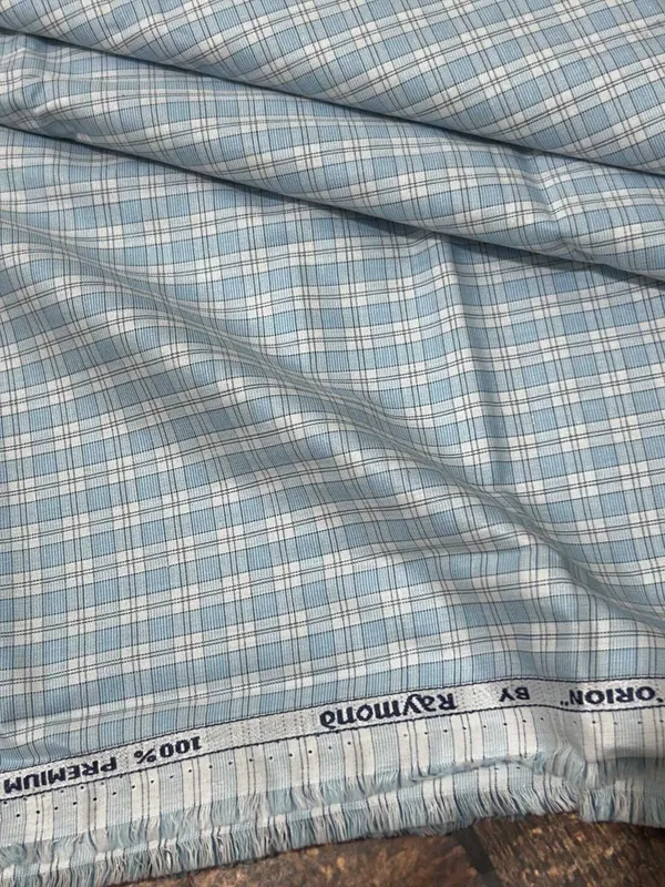 Raymond_Multicolor_Pure_Cotton_Checkered_Shirt_Fabric_For_Men