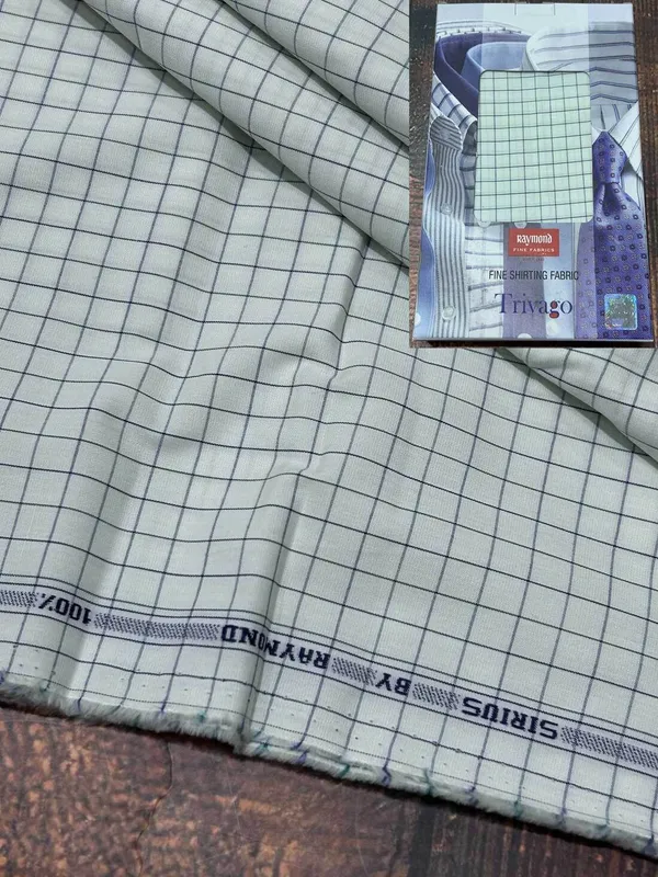 Raymond_Multicolor_Pure_Cotton_Checkered_Shirt_Fabric_For_Men