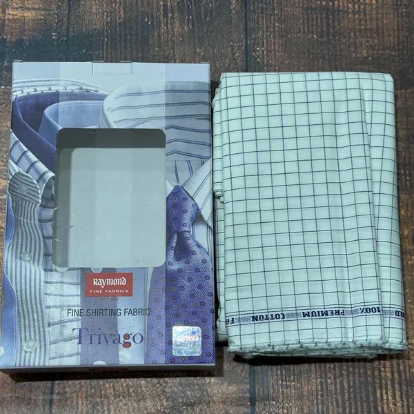 Raymond_Multicolor_Pure_Cotton_Checkered_Shirt_Fabric_For_Men