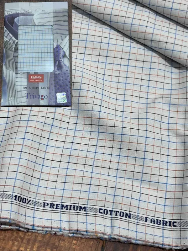 Raymond_Multicolor_Pure_Cotton_Checkered_Shirt_Fabric_For_Men