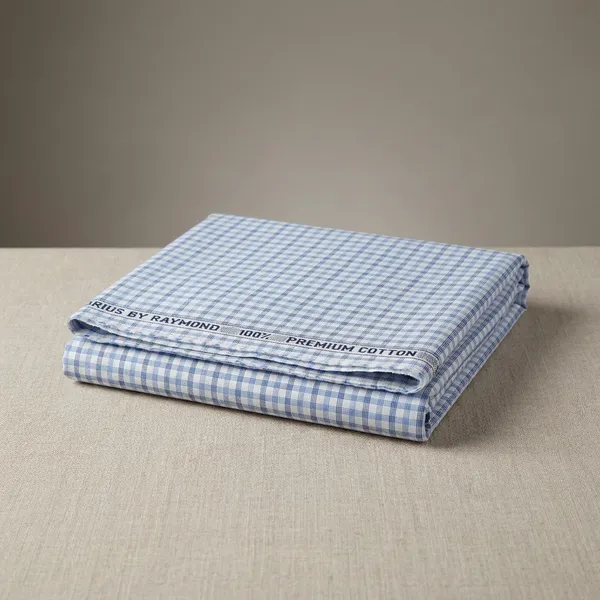 Raymond_Multicolor_Pure_Cotton_Checkered_Shirt_Fabric_For_Men