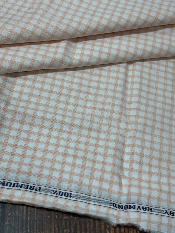 Raymond_White_And_Red_Pure_Cotton_Checkered_Shirt_Fabric_For_Men