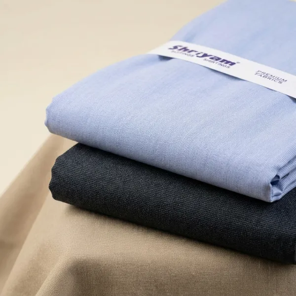 Shriyam_Blue_And_Grey_Poly_Cotton_Solid_Shirt_And_Trouser_Fabric_For_Men