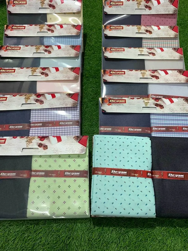 Shriyam_Multicolor_Poly_Cotton_Printed_Shirt_And_Trouser_Fabric_For_Men_Pack_Of_12