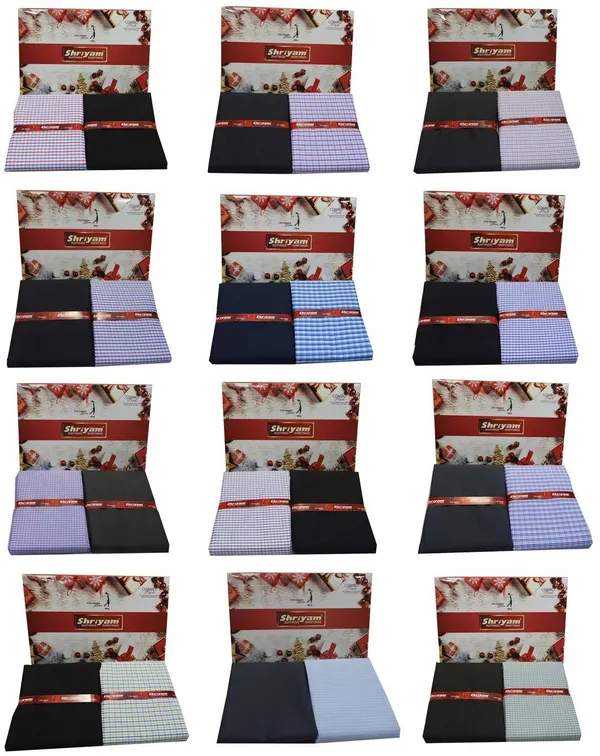 Shriyam_Multicolor_Poly_Cotton_Printed_Shirt_And_Trouser_Fabric_For_Men_Pack_Of_12