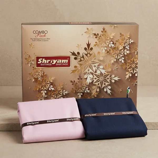 Shriyam_Multicolor_Poly_Cotton_Solid_Shirt_And_Trouser_Fabric_For_Men_Pack_Of_4