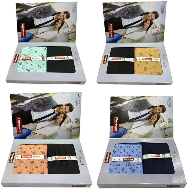 Shriyam_Multicolor_Poly_Cotton_Printed_Shirt_And_Trouser_Fabric_For_Men_Pack_Of_4