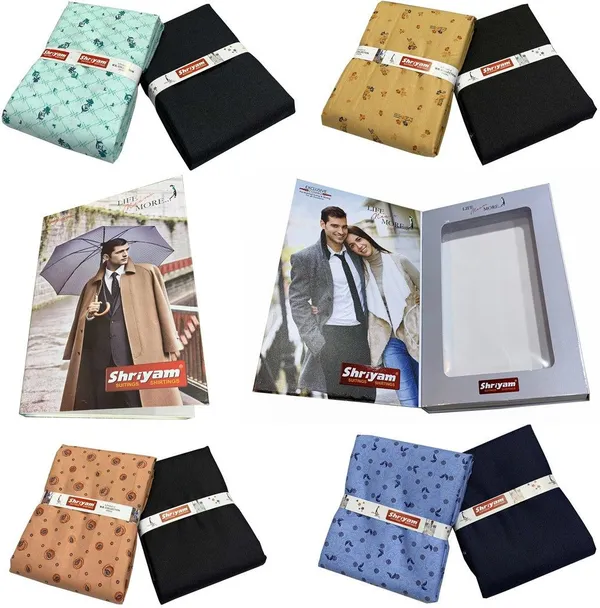 Shriyam_Multicolor_Poly_Cotton_Printed_Shirt_And_Trouser_Fabric_For_Men_Pack_Of_4
