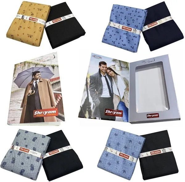 Shriyam_Multicolor_Poly_Cotton_Printed_Shirt_And_Trouser_Fabric_For_Men_Pack_Of_4