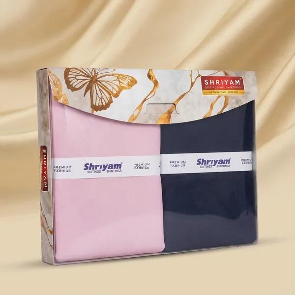 Shriyam_Pink_And_Grey_Poly_Cotton_Solid_Shirt_And_Trouser_Fabric_For_Men