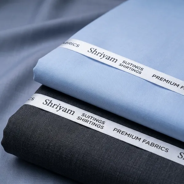 Shriyam_Blue_And_Grey_Poly_Cotton_Solid_Shirt_And_Trouser_Fabric_For_Men
