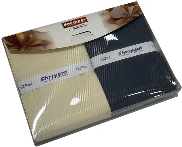 Shriyam_Yellow_And_Grey_Poly_Cotton_Solid_Shirt_And_Trouser_Fabric_For_Men