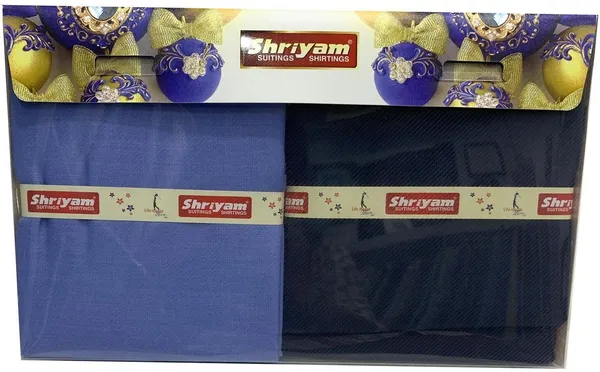 Shriyam_Multicolor_Poly_Cotton_Printed_Shirt_And_Trouser_Fabric_For_Men_Pack_Of_2