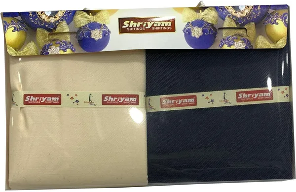 Shriyam_Multicolor_Poly_Cotton_Printed_Shirt_And_Trouser_Fabric_For_Men_Pack_Of_2