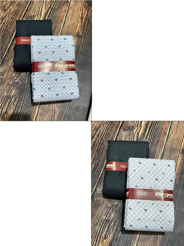 Shriyam_Multicolor_Poly_Cotton_Printed_Shirt_And_Trouser_Fabric_For_Men_Pack_Of_2