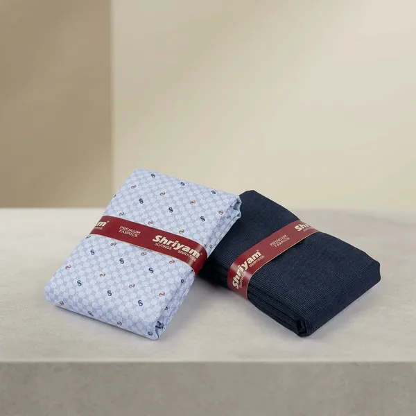 Shriyam_Multicolor_Poly_Cotton_Printed_Shirt_And_Trouser_Fabric_For_Men_Pack_Of_2