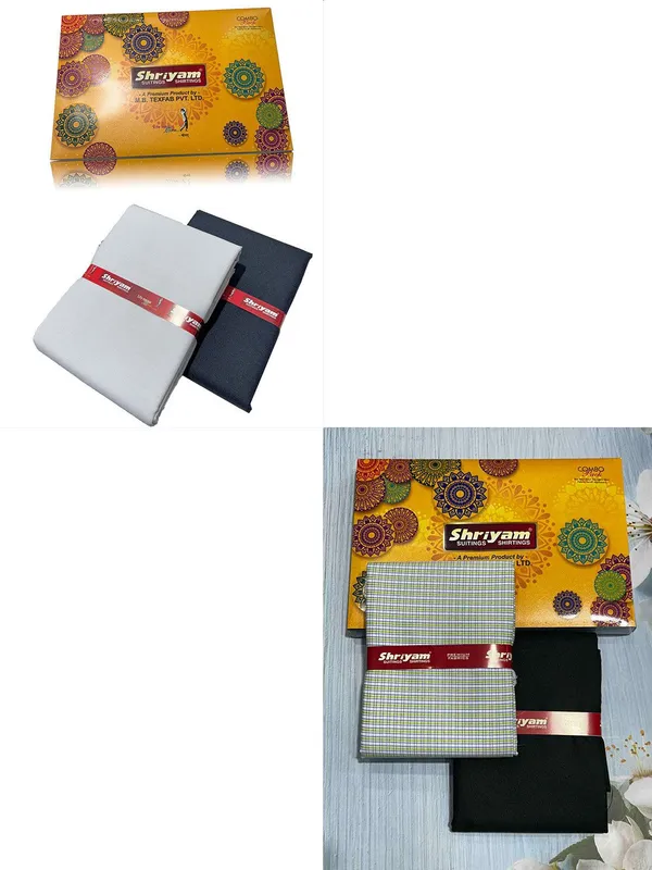 Shriyam_Multicolor_Poly_Cotton_Printed_Shirt_And_Trouser_Fabric_For_Men_Pack_Of_2