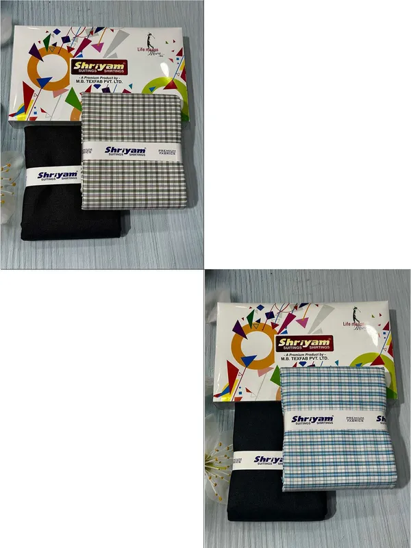Shriyam_Multicolor_Poly_Cotton_Printed_Shirt_And_Trouser_Fabric_For_Men_Pack_Of_2