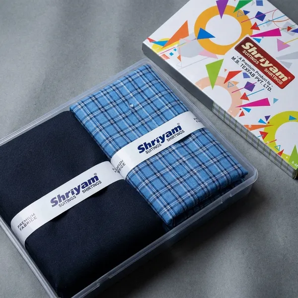 Shriyam_Multicolor_Poly_Cotton_Printed_Shirt_And_Trouser_Fabric_For_Men_Pack_Of_2