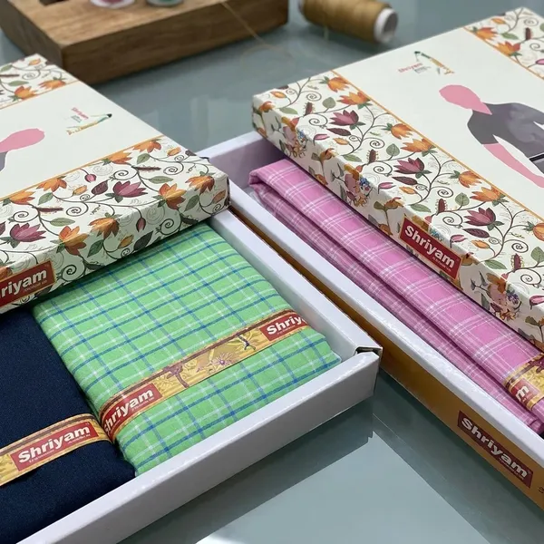 Shriyam_Multicolor_Poly_Cotton_Solid_Shirt_And_Trouser_Fabric_For_Men_Pack_Of_4