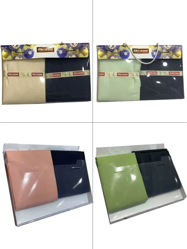 Shriyam_Multicolor_Poly_Cotton_Solid_Shirt_And_Trouser_Fabric_For_Men_Pack_Of_4