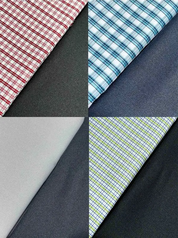 Shriyam_Multicolor_Poly_Cotton_Solid_Shirt_And_Trouser_Fabric_For_Men_Pack_Of_4