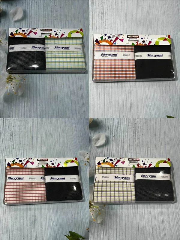 Shriyam_Multicolor_Poly_Cotton_Solid_Shirt_And_Trouser_Fabric_For_Men_Pack_Of_4