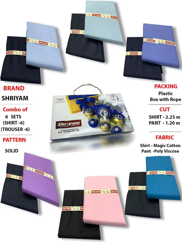 Shriyam_Multicolor_Poly_Cotton_Printed_Shirt_And_Trouser_Fabric_For_Men_Pack_Of_6