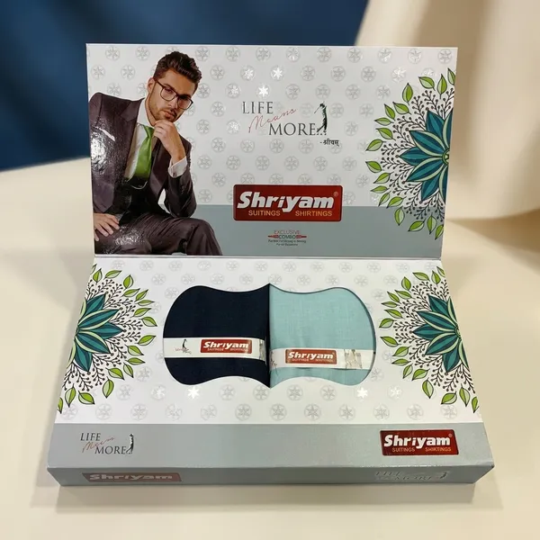 Shriyam_Blue_And_Black_Poly_Cotton_Solid_Shirt_And_Trouser_Fabric_For_Men