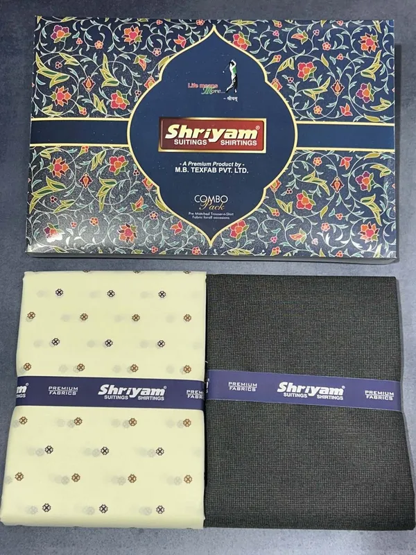 Shriyam_White_And_Grey_Poly_Cotton_Printed_Shirt_And_Trouser_Fabric_For_Men