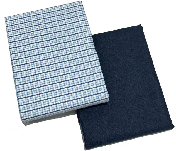 Shriyam_Multicolor_Poly_Cotton_Striped_Shirt_And_Trouser_Fabric_For_Men_Pack_Of_2