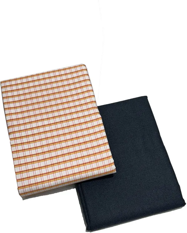 Shriyam_Multicolor_Poly_Cotton_Striped_Shirt_And_Trouser_Fabric_For_Men_Pack_Of_2