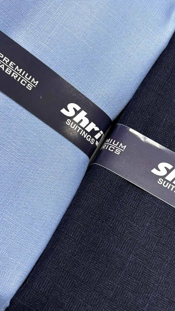 Shriyam_Blue_And_Black_Poly_Cotton_Solid_Shirt_And_Trouser_Fabric_For_Men
