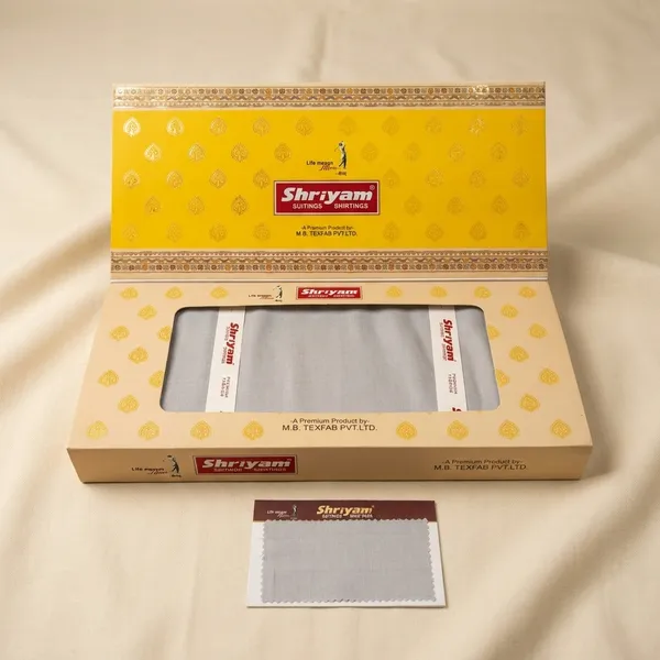 Shriyam_Grey_Poly_Cotton_Solid_Safari_Fabric_For_Men