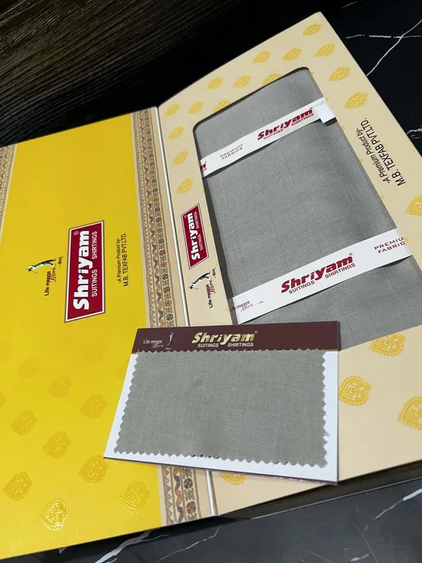 Shriyam_Grey_Poly_Cotton_Solid_Safari_Fabric_For_Men