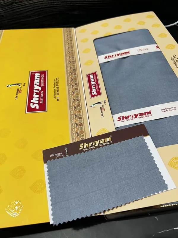 Shriyam_Grey_Poly_Cotton_Solid_Safari_Fabric_For_Men