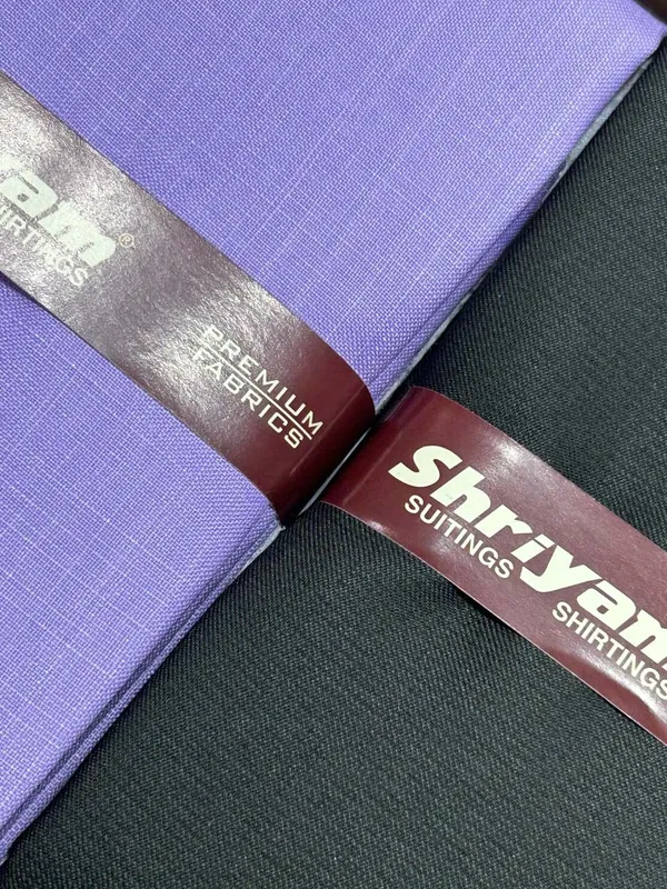 Shriyam_Multicolor_Poly_Cotton_Checkered_Shirt_And_Trouser_Fabric_For_Men