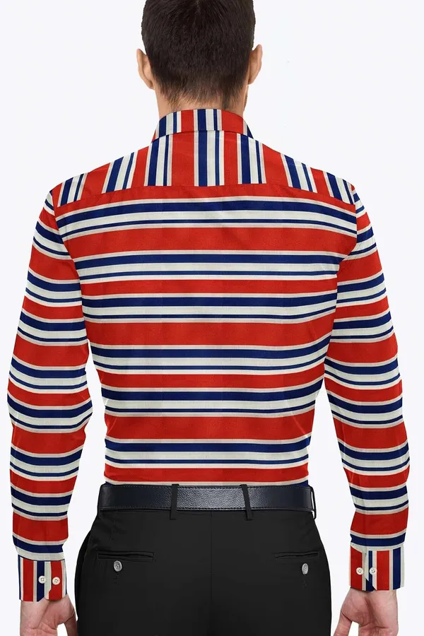 Red_And_White_And_Dark_Blue_Cotton_Blend_Striped_Shirt_Formen