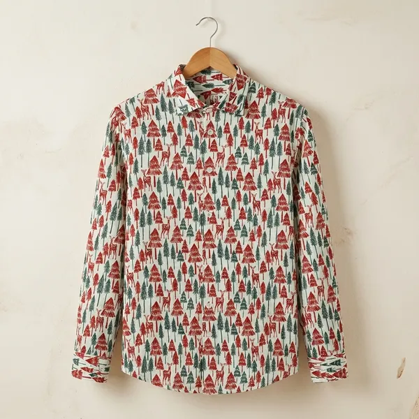 Green_And_Maroon_And_Light_Green_Cotton_Blend_Digital_Print_Shirt_Formen