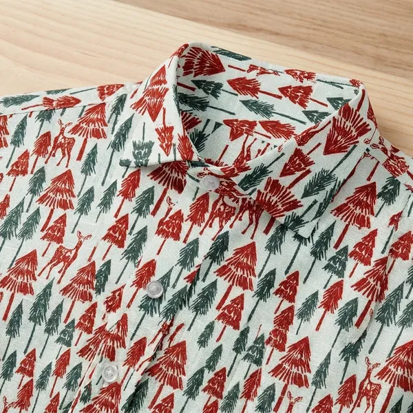 Green_And_Maroon_And_Light_Green_Cotton_Blend_Digital_Print_Shirt_Formen