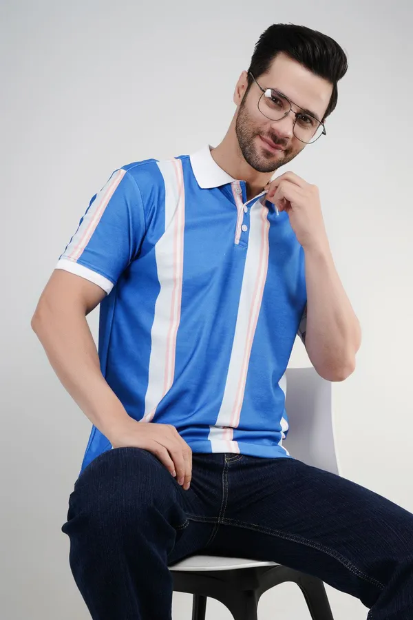 Valencia_Casual_Polo_tshirt_with_white_and_Blue_vertical_stripes