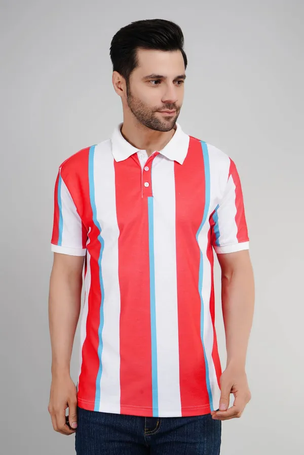 Valencia_Casual_Polo_tshirt_with_Orange_and_White_stripes