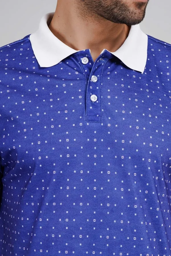 Valencia_Casual_Polo_tshirt_with_blue_base_with_printed_pattern