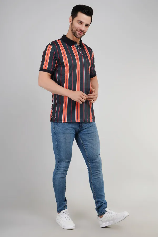 Valencia_Casual_Polo_tshirt_with_bold_vertical_stripes_in_red,_orange,_and_white