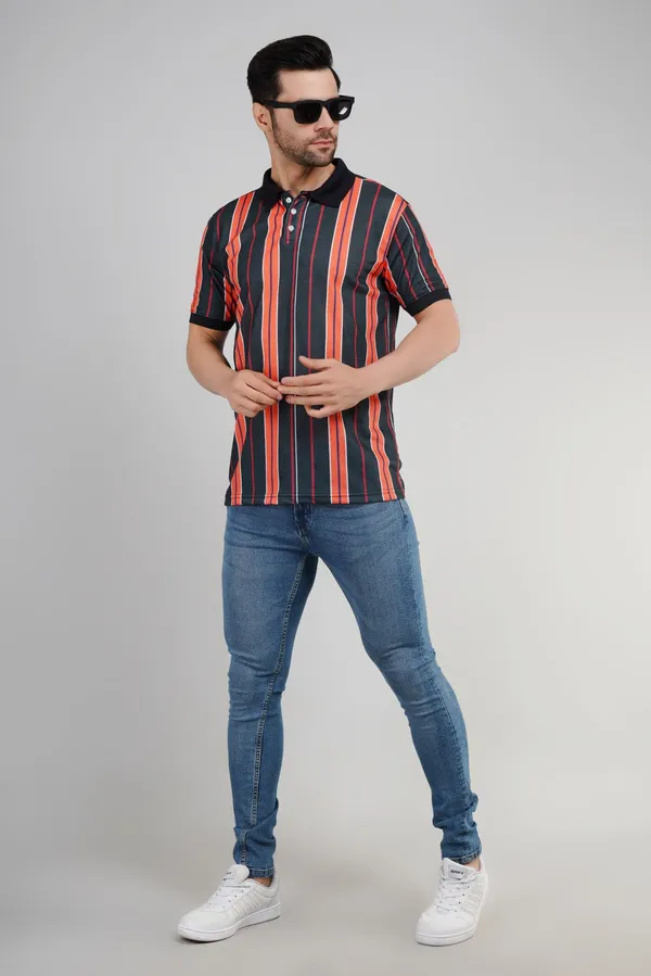 Valencia_Casual_Polo_tshirt_with_bold_vertical_stripes_in_red,_orange,_and_white