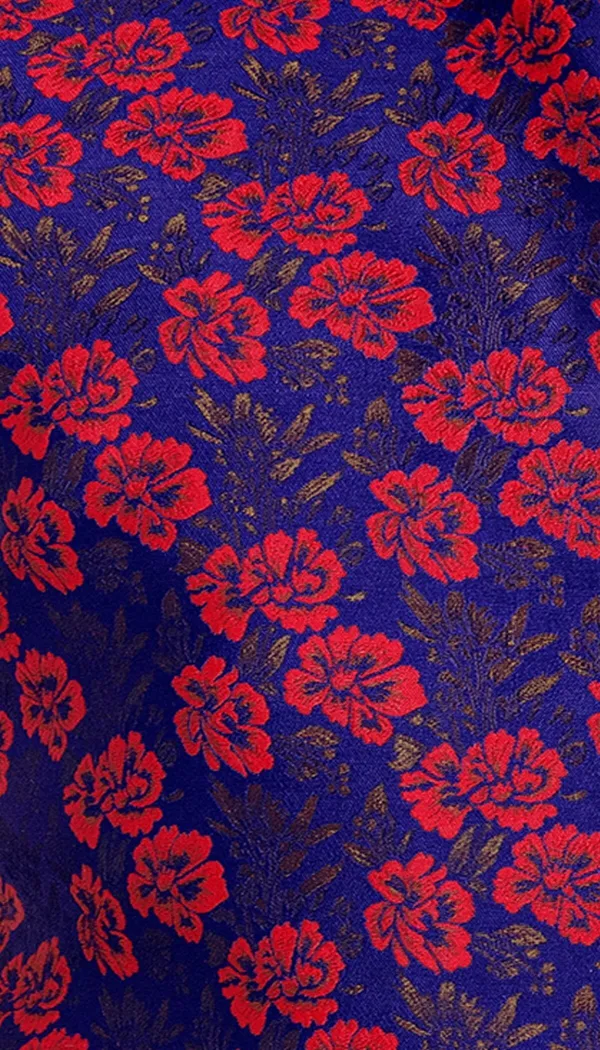 Blue_Jacquard_Printed_Waistcoat_For_Men
