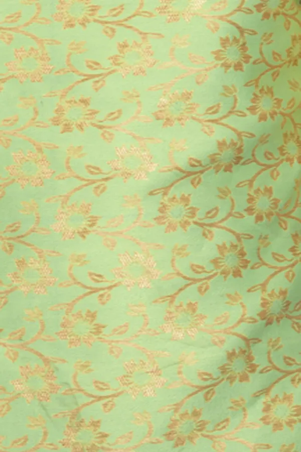 Green_Jacquard_Printed_Waistcoat_For_Men